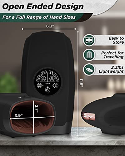 Lunix LX3-BLACK Cordless Electric Hand Massager thumb #3