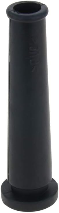 Utoolmart 30 Pcs Cord Boot Protector Cable Sleeve Hose, Rubber Flex Strain Relief Protector, 82mm/3.23" Length, Black