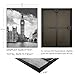 GOmaize Front Loading Black Picture Frame 11x14 Set of 3 Wall and Table Mounting
