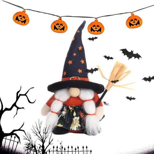 ∬ Peluche Gnomi spettrali di qualità professionale: sperimenta la migliore lavorazione artigianale con la buona consistenza, i dettagli raffinati e la lavorazione squisita dei nostri gnomi di Halloween. Ogni pezzo è meticolosamente realizzato da lavoratori qualificati.