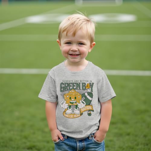 CM C&M WODRO Toddler Baby Boy Girl Football Shirt Cheese Game Day T-Shirt Kids Short Sleeve Football Fans Gift Tee Tops4