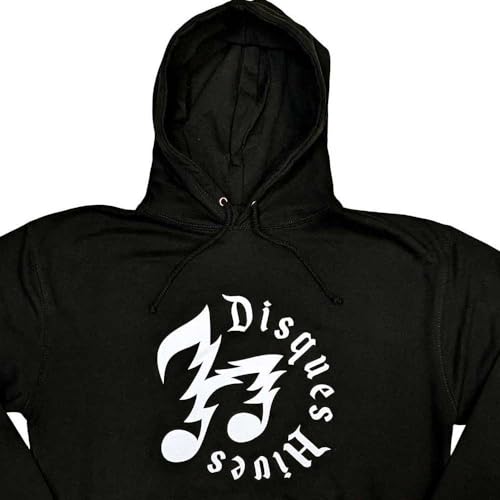Sweat à capuche The Hives Flames pullover rock noir pour homme - 3
