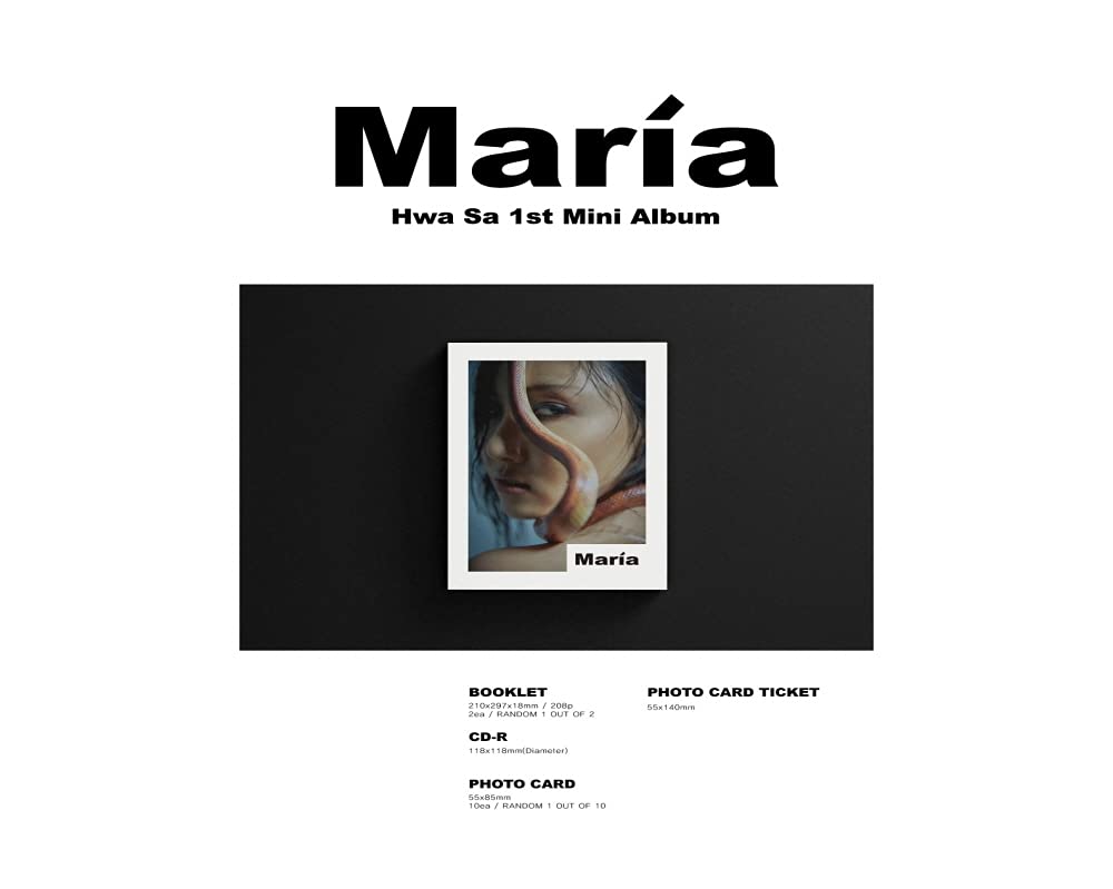 Amazon.com: HWASA MAMAMOO - María (1st Mini Album) Album+Extra