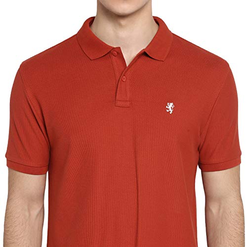 Image of Red Tape Men's Solid Regular Fit Polo