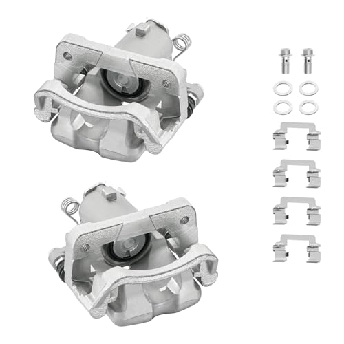 Image of BDFHYK 18-B5400A 18-B5401A Rear Disc Brake Caliper Assembly Compatible with Chevrolet Impala /Malibu 2013-2020, for Buick LaCrosse /Regal 2011-2017, for Cadillac XTS 2013-2019 2.0L 2.5L 3.6L l4 V6 2pcs