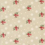 Moda Fabrics A Christmas Carol Floral Flurries - Parchment - 44355-12 Fabric by The Yard