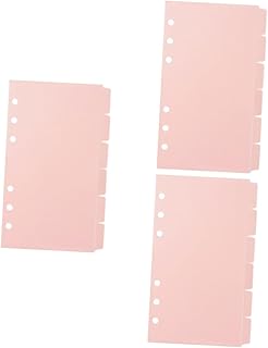 MAGICLULU 18 Folhas De Papel Deslizante Transparente Pasta De Bolso De Plástico Pastas De Arquivo De Plástico Fichário Divisores De Papel Divisores De Plástico Com Abas Divisores De Índice