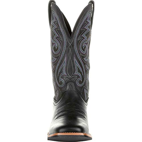 Cowboy Boots for Men Western Boot with Embroidered, Slip Resistant Square Toe Chunky Heel Work Boots for Men3