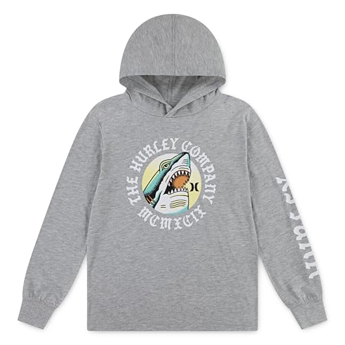 Image of Hurley boys Long Sleeve Hooded Graphic T-shirt