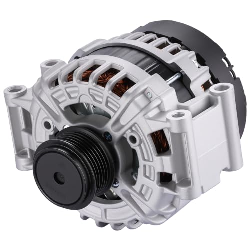 Image of BDFHYK 150A Alternator for Audi Q5 2.0L L4 2013-2014, 11725N | For Audi A4 Quattro 2013, A4 2013, A5 Quattro 2013, A5 2013, A4 2013-2014, 12V, Clockwise Rotation, 6-Groove