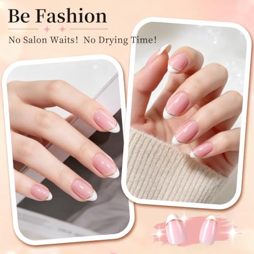French Tip Press On Nails - image 4