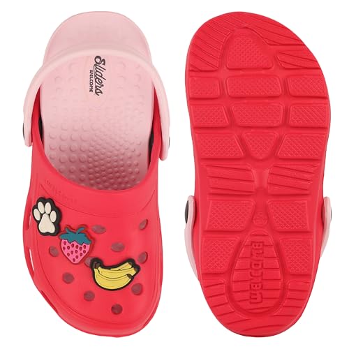 Image of Welcome Casual Slingback Clogs for Kids with Soft Sole | Slip-On Breathable, Lightweight | Comfortable & Durable | Stylish Indoor & Outdoor Sandals Clogs for Kids