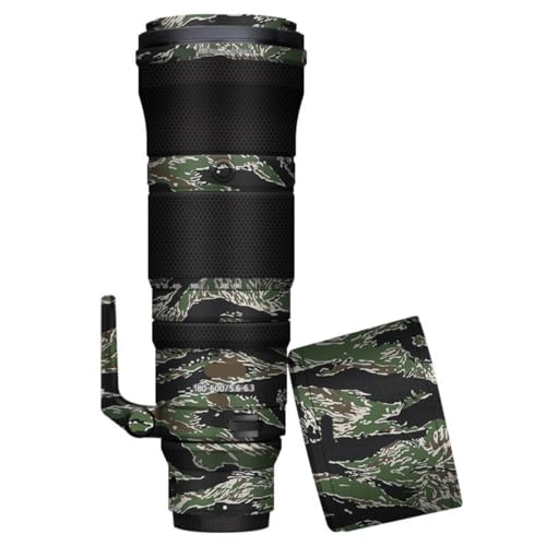 Bouchon d'objectif anti-rayures autocollant Nikon Z 180-600mm F5.6-6.3 camouflage