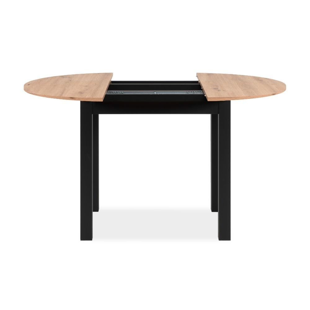 UNVOLLSTÄNDIG 003607 Auszugstisch COBURG 100 Artisan Oak Nb. / schwarz, FI003607