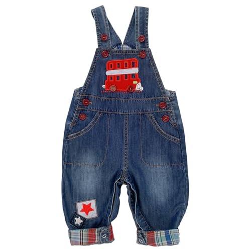 Peacolate 6M-3Years Baby Boy Overalls 1pcs Jumpstuis Kids Pantss(18-24M)