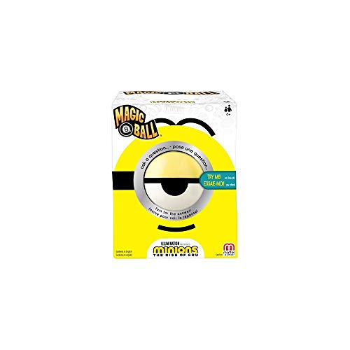 Magic 8 Ball Featuring Illumination’s Minions: The Rise of Gru, Fortune Telling Toy with Minions Movie Theme for 6 Year Olds and Up