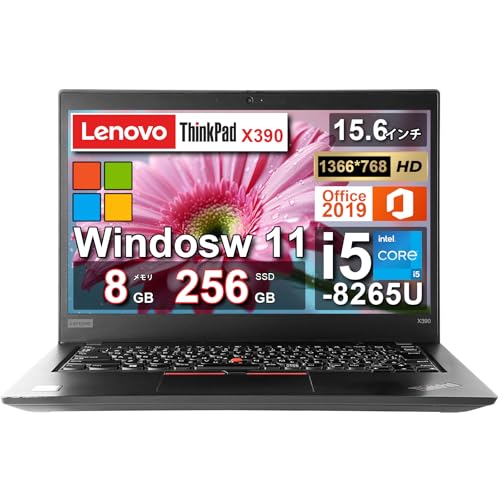 �y�����ςݕi�z�m�[�g�p�\�R�� X390 13.3�C���` �t��HD/Core i5-8265U(1.6GHz) / ������8GB /SSD 256GB /USB/HDMI/SD�J�[�h���[�_�[/Wi-Fi/Bluetooth/Win 11 & Office 2