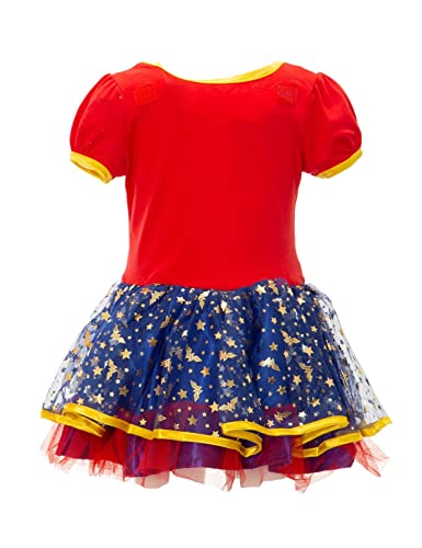 image for WARNER BROS Justice League Wonder Woman Little Girls Tulle Costume Dre