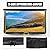 3-Side Zippered Box-Shaped Outdoor TV Cover 41 to 43 Inch Waterproof, 600D Heavy Duty Oxford Weatherproof TV Enclosure Protector, Waterproof Double Zipper Front Flap for Outside Flat Screen 41-43in TV