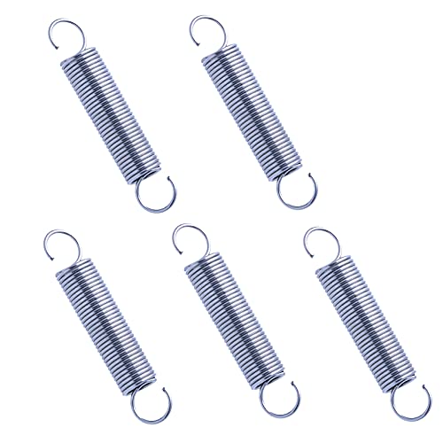 ELLANA Extension Heavy 5 Pieces, Wire Diameter 0.7mm, Outer Diameter 6mm, Length 20-60mm, Hook Spiral Extension S-Shape Tension Spring Wire Hook (Size : 40mm)