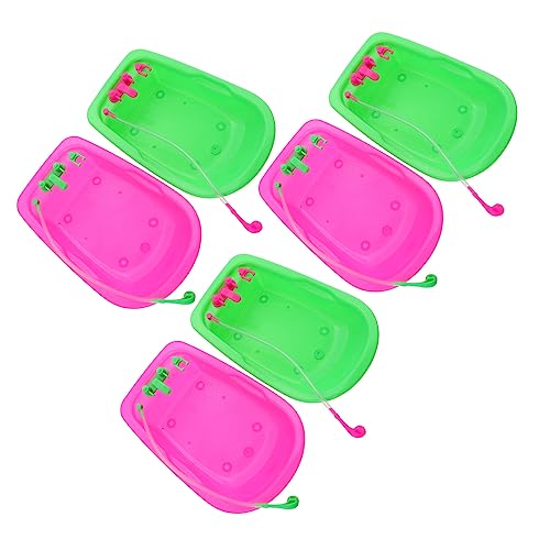 CIYODO Puppenbadewanne Miniatur-badewanne Für Puppenhaus-szenen Kinderspielhaus-Requisiten Mit Stabiler Abs-materialleistung