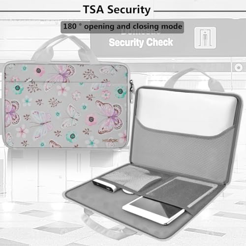 Image of Hseok Laptop Sleeve 13-14 Inch Case Briefcase Compatible with MacBook Neo Pro 14 M5 /M4 /M3 /M2 /M1, All Models 13.3 Mac Air /Pro, XPS 13 14, Most Popular 13 inch-14 inch Notebooks,B01F01