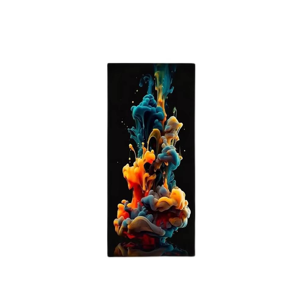Decorative Items 2 PCS Car B-Pillar Stickers Waterproof Decorative Cover Scratches Door Post Vinyl Decal(D)