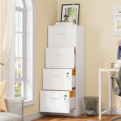 image for DWVO File Cabinets for Home Office 4 Drawer Filing Cabinet Office Vert
