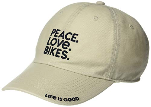 Life is Good Chill Cap Baseball Hat Collection,Peace Love,Bone