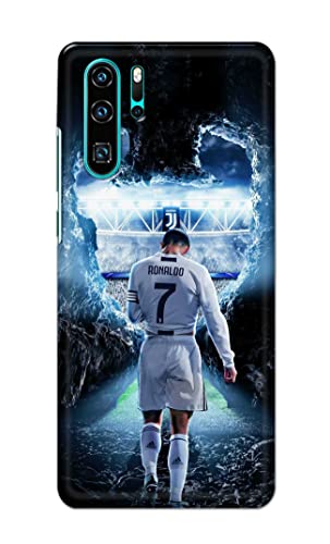 Image of Printed Hard Back Cover Case for Huawei P30 Pro Back Cover (Footbal Legend) -702