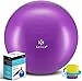 KESSER® Gymnastikball mit Luftpumpe Pumpe - Dicker Yogaball 75cm BPA-Frei | Sitzball Büro Anti-Burst als Fitness Yoga Core Büro-Stuhl als Fitness Kleingeräte, Balance Stuhl Gym-Home-Büro, Lila