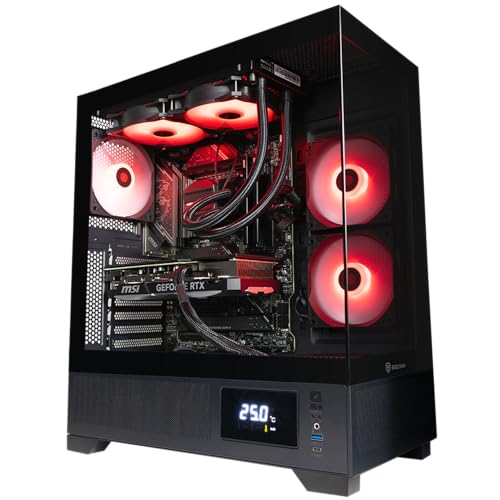 Immagine prodotto: BREUNOR AVALON - Pc Gaming i7 12700F 12 Core fino a 4.90GHz, RTX 5060Ti 8GB, RAM DDR4 32GB, SSD NVMe 1000GB, Dissipatore liquido 360mm, Win 11 Pro, Pc desktop