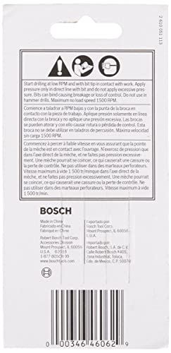 Bosch Cc2430 3-Piece Clic-Change 1/4 In. Self-Centering Drill Bit Assorted Set & Sp515 5 Piece Hex Shank Countersink Drill Bit Set With #6, 8, 10, And #12 #TOP5