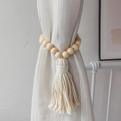 Correa de cortina ELGADO de algodón para salones de estilo nórdico y boho 2