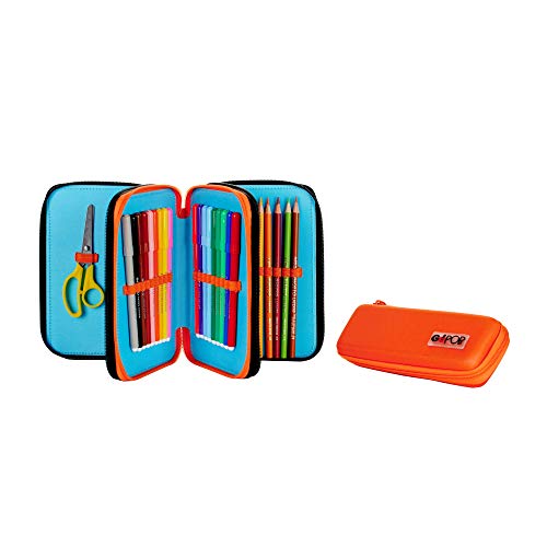 Astuccio Scuola GoPop COMBO ABYSS 3 Piani zip