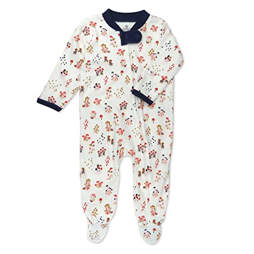 Image of HonestBaby Baby Girls' Footed Sleep & Play Organic Cotton Pajamas (Legacy)