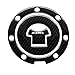 SHANGTIAN Moto Carbon Fibre de carburant Capuchon de carburant Couvre-réservoir PAD PAD PAD Sticker Decal pour Honda CBR 600 F2 / F3 / F4 / F 4i RVF VFR CB400 CB1300 (Color : A)