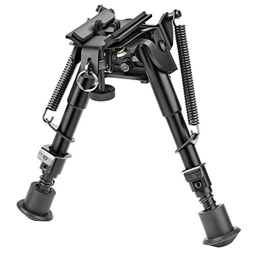 CVLIFE 6-9 Inches Pivot Bipod Rifle Bipod with S Lock Bipod for Rifle