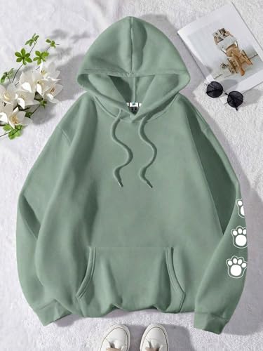 Image of SXV STYLE Butterfly Printed Sweatshirt Hoodie