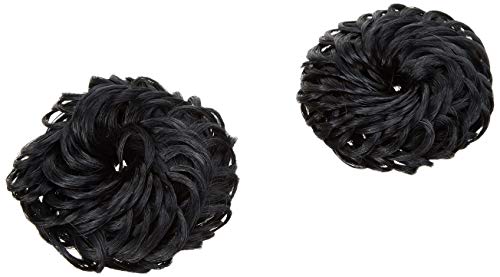 Image of Hair Juda Band Bun Hair Accessory Set, Large, Black /Brown
