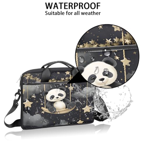 Bolso para portátil Cute Panda Starry Sky 15 pulgadas miniatura 3