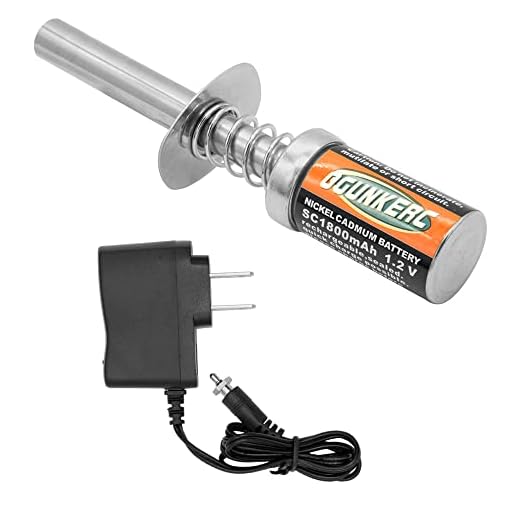 OGRC Nitro Glow Plug Igniter Starter Tools with Battery Charger for HSP Redcat and 1/8 1/10 Nitro Engine RC Car Buggy Truck Model