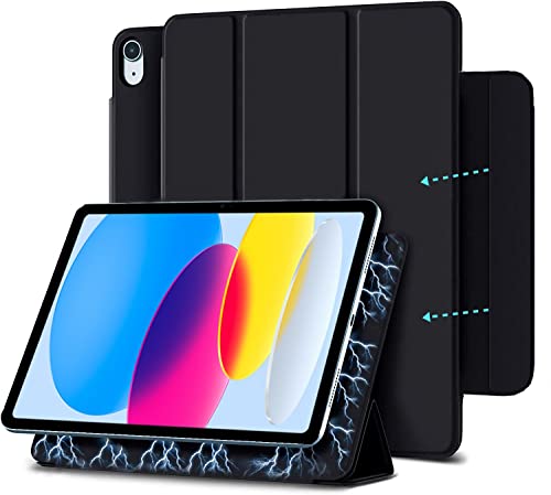 Image of ProElite Case Cover for Apple iPad (A16) 11th /10th Gen (2025 /2022) Cover, Smart Magnetic Case Cover for Apple iPad 11th /10th Generation 2025 /2022, Black