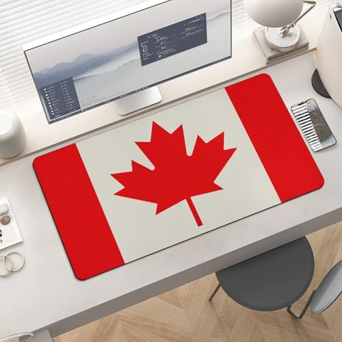 Desk Pad Protector 24x12 Inch Extended Retro Canada Flag miniatura 6