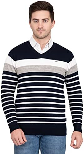 GODFREY V Neck Full Sleeve Sweater for Man Winter Pullover