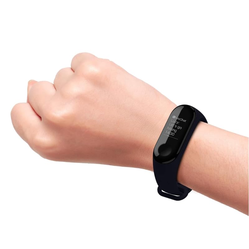Image of Drumstone 𝟏𝟓-𝐘𝐞𝐚𝐫 𝐋𝐨𝐧𝐠-𝐋𝐢𝐟𝐞 𝐖𝐚𝐫𝐫𝐚𝐧𝐭𝐲 Fitness Activity Tracker Smart Band with Heart Rate Sensor LED Touch Display Waterproof Body and Comfortable Wrist Wear.