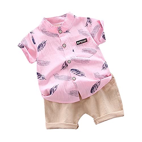 Conjunto de manga corta para niños,Conjuntos Pantalones y Camisetas niños Deporte Chándal Niño traje deportivo corto Moda festiva bebé ropa 2 a 11 años#g