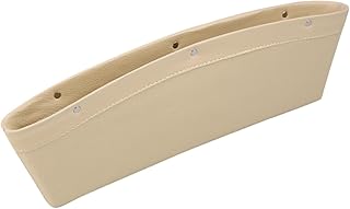 PLAFOPE Assentos De Carro Enchimento De Assento De Carro Bolso Enchimento De Assento De Carro Lacuna Organizador De Enchimento De Assento De Carro Caixa De Armazenamento Enchimento Bege