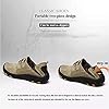 Men's Loafers & Slip-ons Casual Leather Oxford Driving Flats Outdoor Walking Fashion Hiking Shoes（Brown,6.5/7 UK,40 Brand Size #1