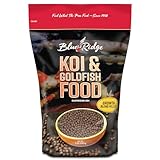 Blue Ridge Fish Food Pellets [2lb], Koi and Goldfish Growth Formula Blend, Mini 1/8